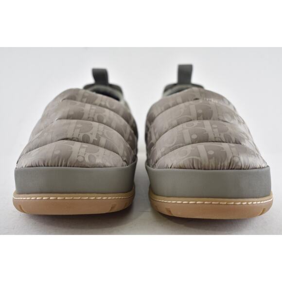 Dior Mens Snow Slipper Beige Oblique Logo Flat Slip On Loafer Sneaker 44 11 - Picture 8 of 16